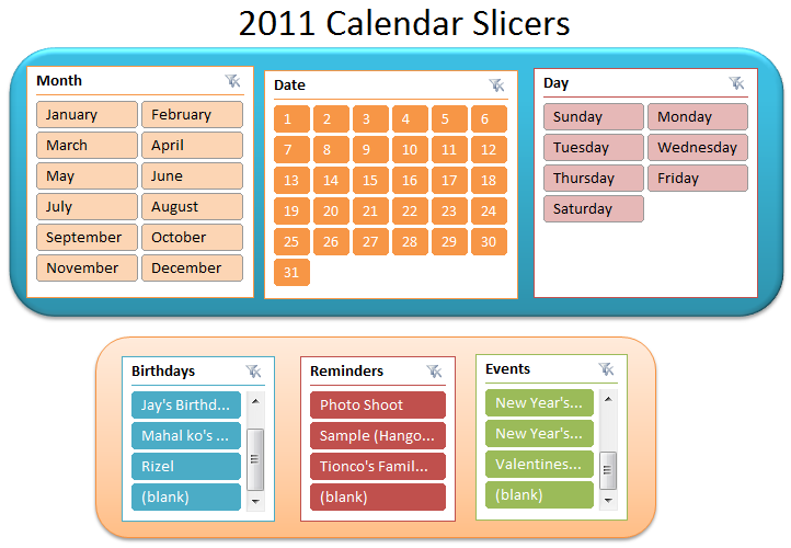 slicer for mac excel 2011